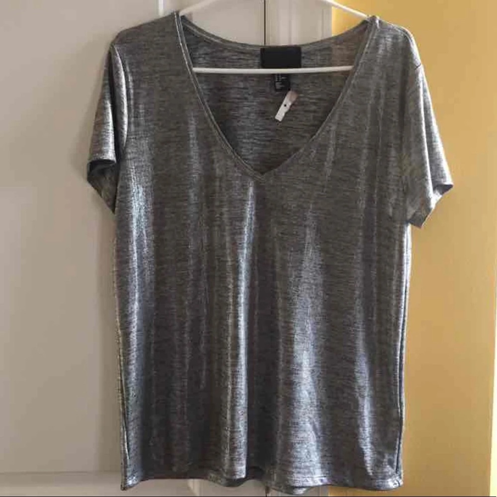 Silver Sparkly Shirt